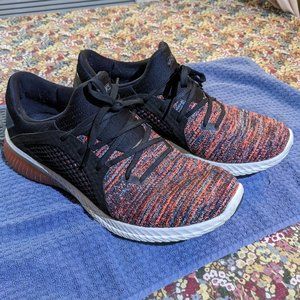 Asics Gel-Kenun men's size 9 multi-color black orange knit running shoes